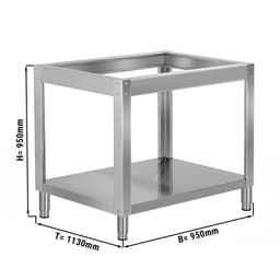 Untergestell - für Pizzaofen PEP66T, PEP66TD & PEP66TTC