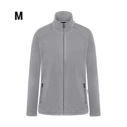 KARLOWSKY | Damen Workwear Fleecejacke Warm-Up - Platingrau - Größe: M