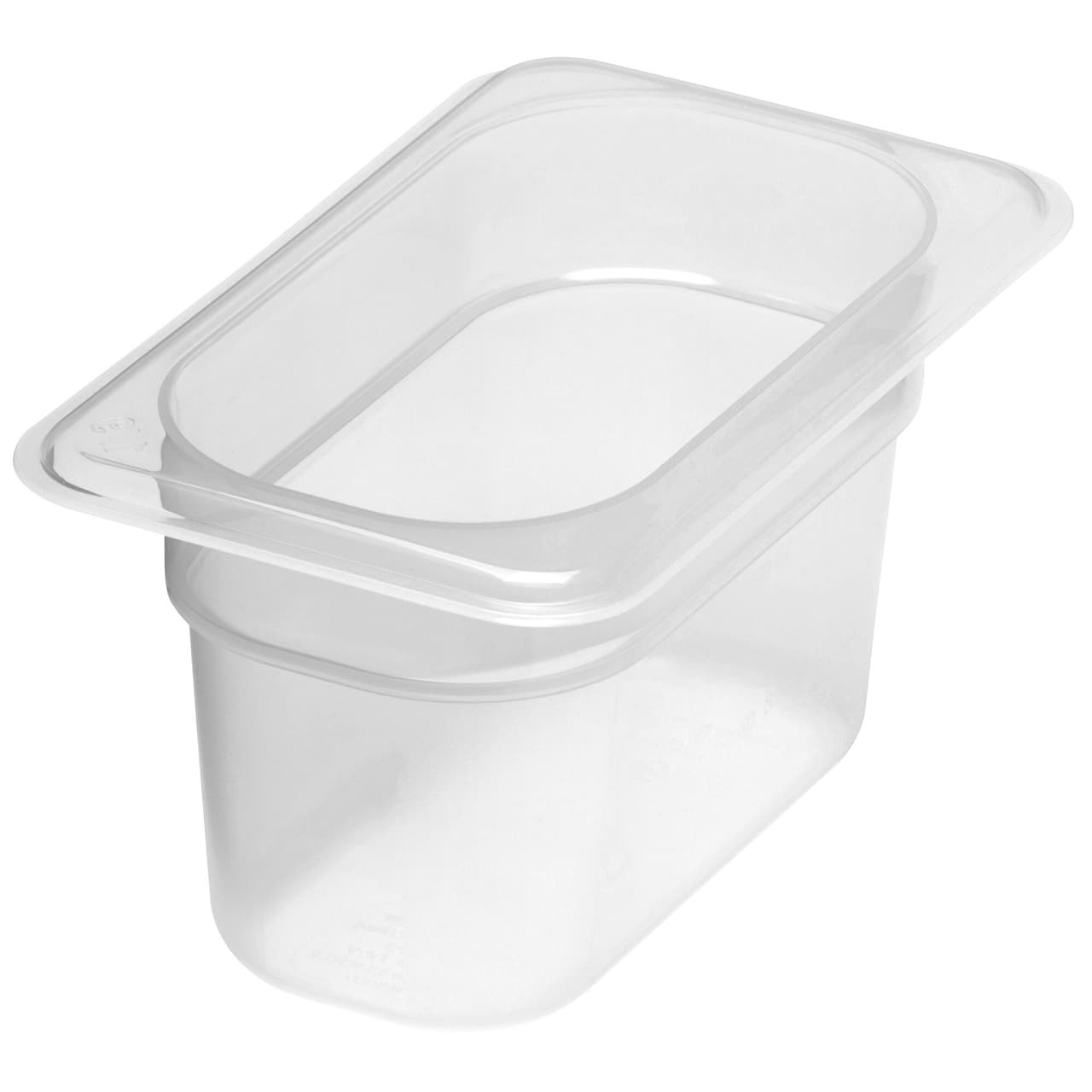 (6 Stück) CAMBRO | CAMWEAR® -  Polypropylen GN 1/9 Behälter - milchig - Tiefe: 100mm