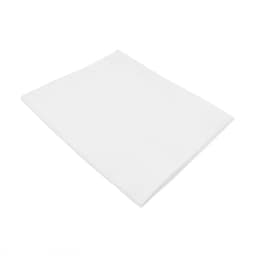 (50 Stück) Damast Mundserviette Porto - glatt Satin - 50 x 50 cm - Weiß