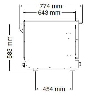 Heißluftofen KOMPAKT - Manuell - 4x EN 60x40 oder GN 1/1