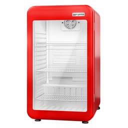 Minibar-Kühlschrank - 500mm - 120 Liter - mit 1 Glastür & LED-Beleuchtung