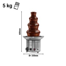 Schokoladenbrunnen - 4 Etagen- Höhe: 600mm