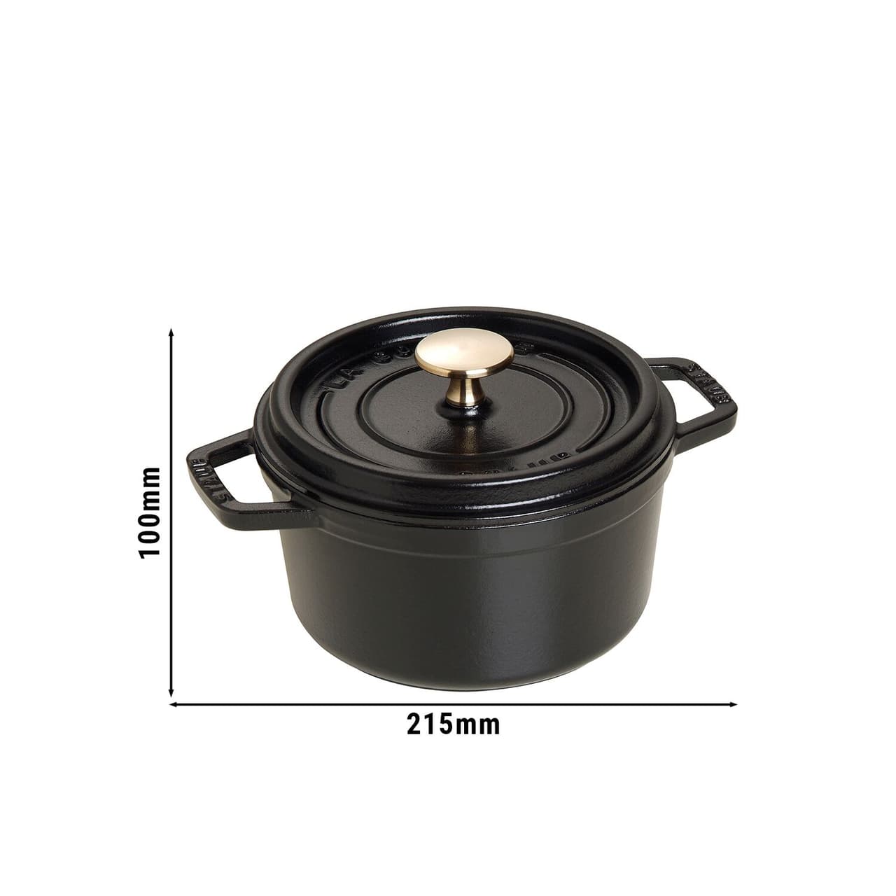 STAUB | LA COCOTTE - Cocotte - Ø 160mm - Gusseisen - Schwarz