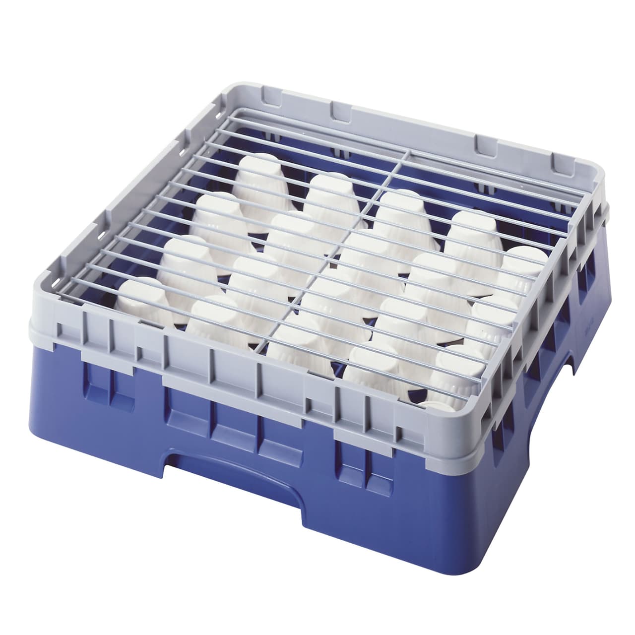 (6 Stück) CAMBRO | CAMRACK® - Abdeckgitter für Grundkorb - 500x500mm - Grau