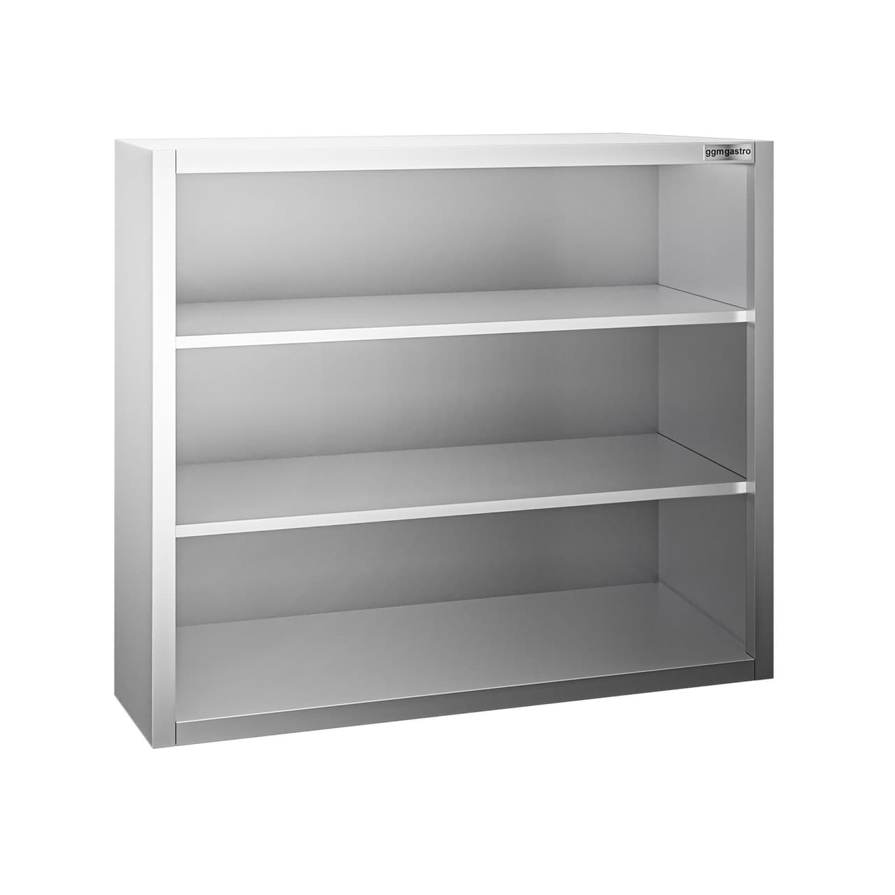 Edelstahl Wandhängeschrank PREMIUM - 800x400mm - ohne Flügeltür - 1000mm hoch