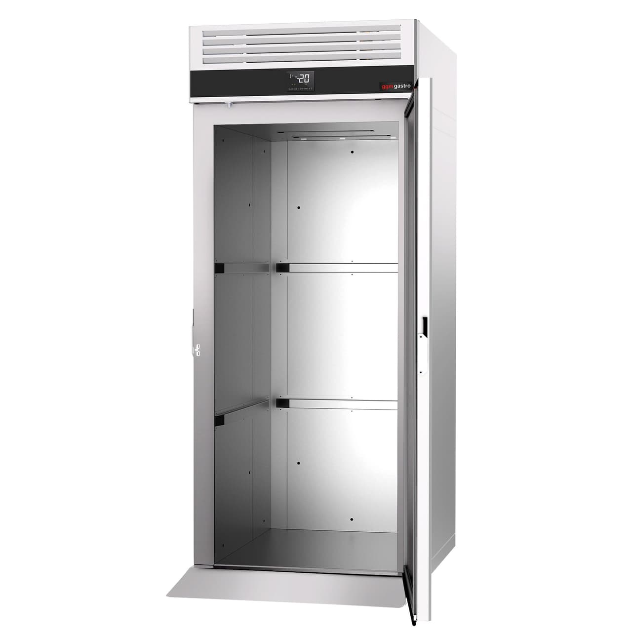 Einfahrkühlschrank Edelstahl PREMIUM - GN 2/1 - GN 1/1 - EN 60x40- 700 Liter - mit 1 Tür