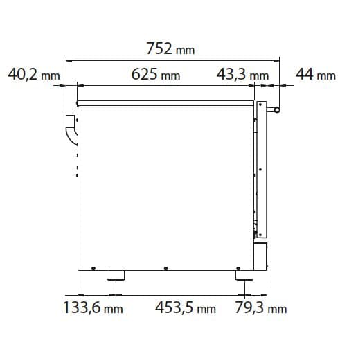 Heißluftofen KOMPAKT - Manuell - 4x GN 1/1 oder EN 60x40