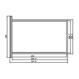 Schubladenblock mit 3 Schubladen PREMIUM - Unterbaumodul 400x560mm