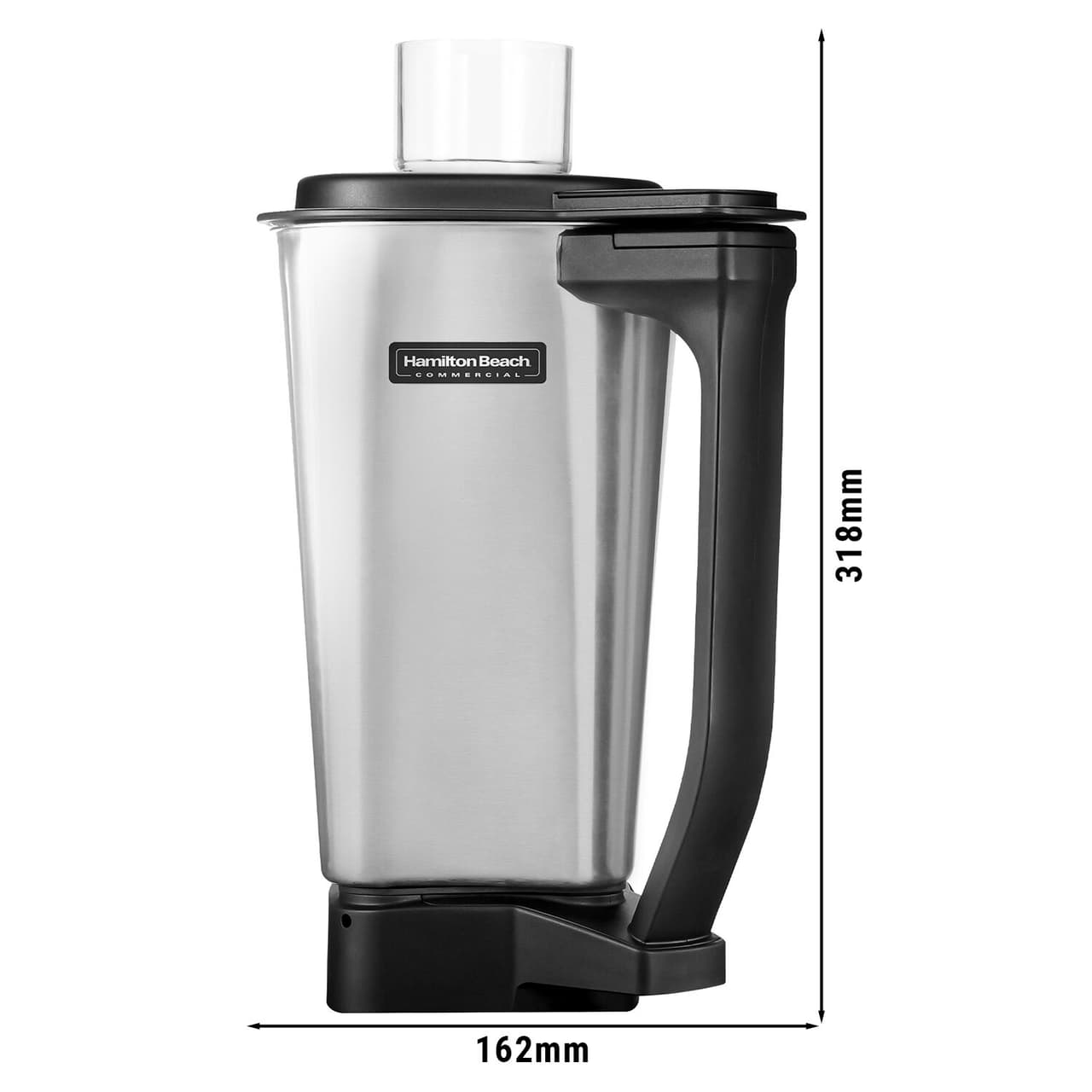 HAMILTON BEACH | Edelstahl Behälter - 1,8 Liter - passend für MHPHBC4, FMHBC51 & FMHBC51S