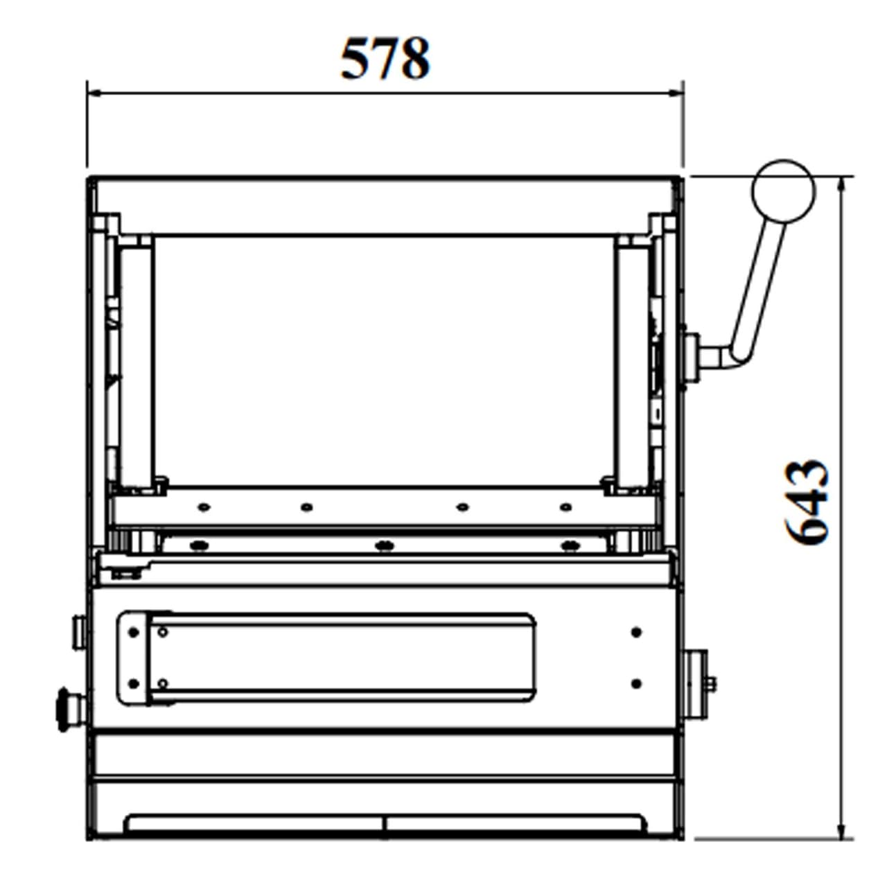 Tisch-Brotschneidemaschine - Scheibendicke 10mm - 370 Watt