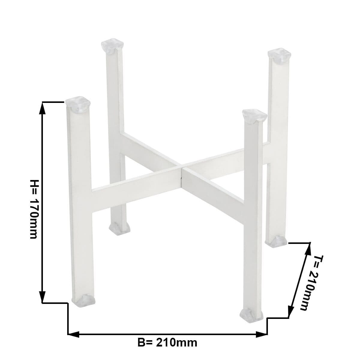 Buffetständer - Höhe: 170mm - Weiß