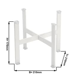 Buffetständer - Höhe: 170mm - Weiß