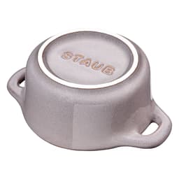 STAUB | CERAMIQUE - Mini Cocotte - Ø 100mm - rund - Keramik - Antik-Grau