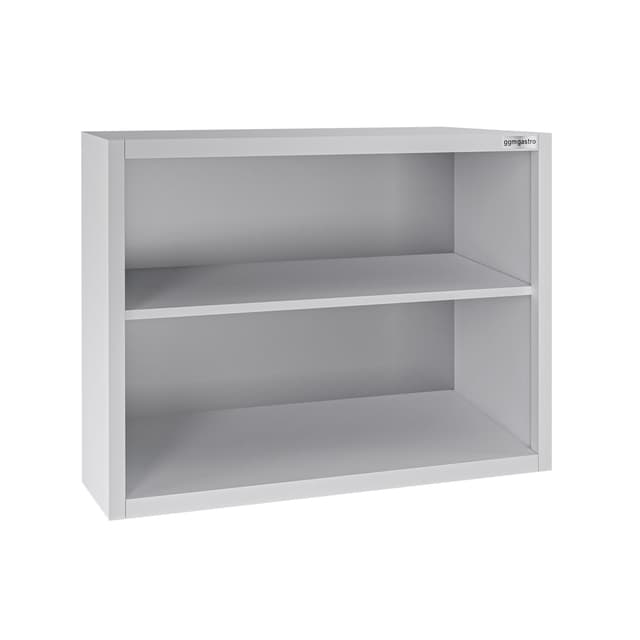 Edelstahl Wandhängeschrank ECO - 800x400mm - ohne Flügeltür 800mm hoch