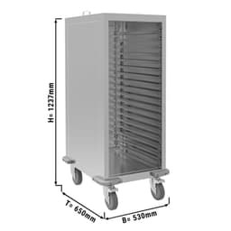 Tablettwagen - 18x EN 60 x 40 cm