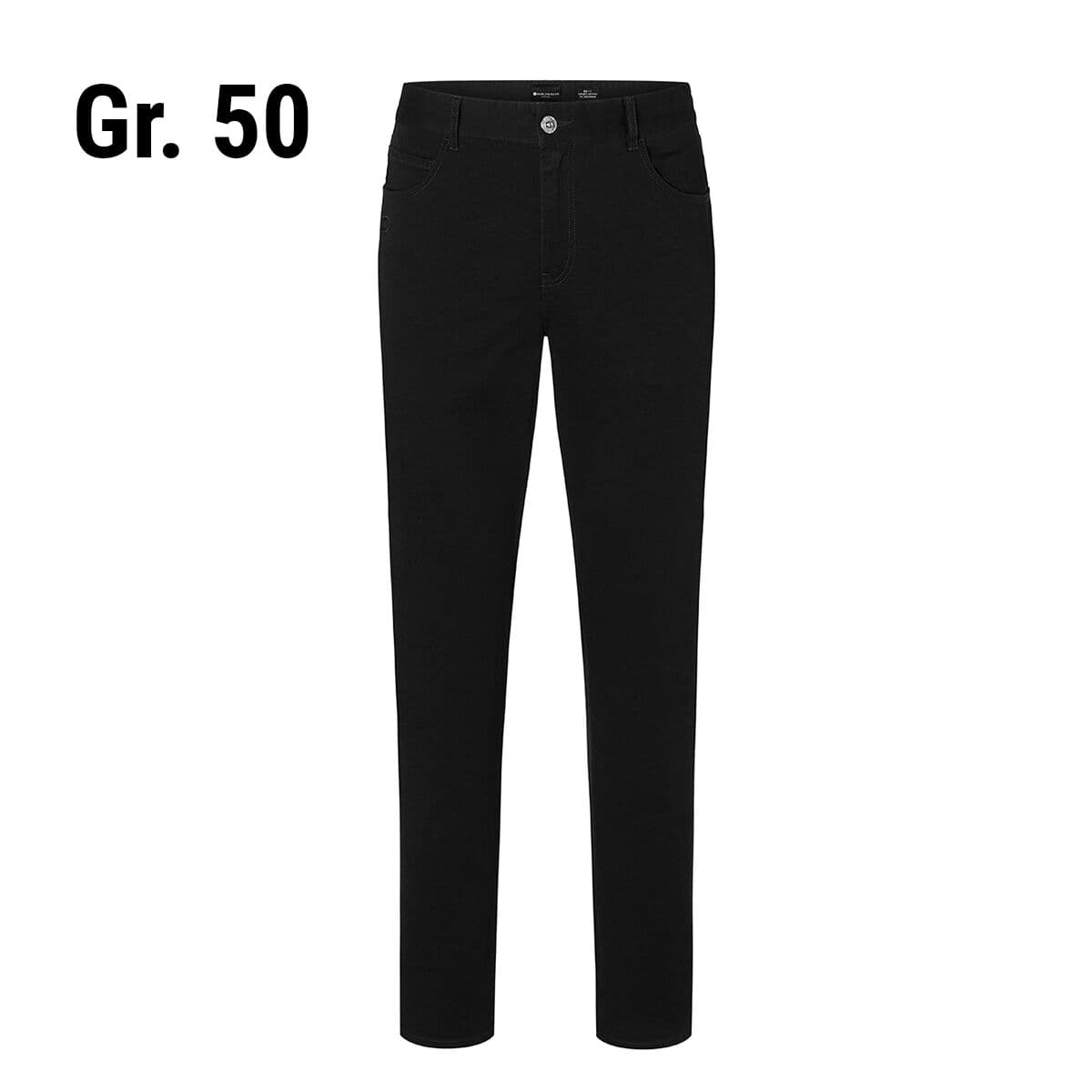 KARLOWSKY | Herren 5-Pocket-Hose - Schwarz - Größe: 50