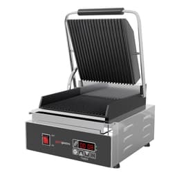 Kontaktgrill - 1,8 kW - Digital - oben & unten Gerillt - Grillfläche: 230x220mm