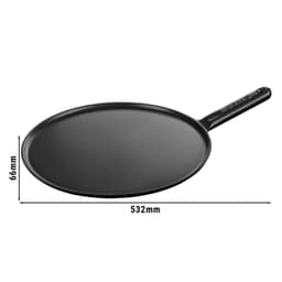 STAUB | PANS - Crêpes-Pfanne - Ø 300mm - Gusseisen - Schwarz