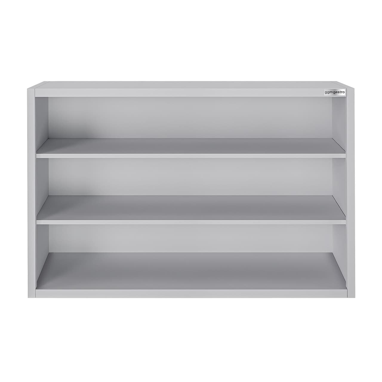 Edelstahl Wandhängeschrank ECO - 1400x400mm - ohne Schiebetür 1000mm hoch