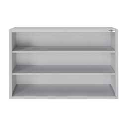 Edelstahl Wandhängeschrank ECO - 1400x400mm - ohne Schiebetür 1000mm hoch