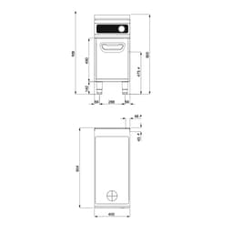 Elektro Nudelkocher - 40 Liter - 10 kW - Bflex Digital