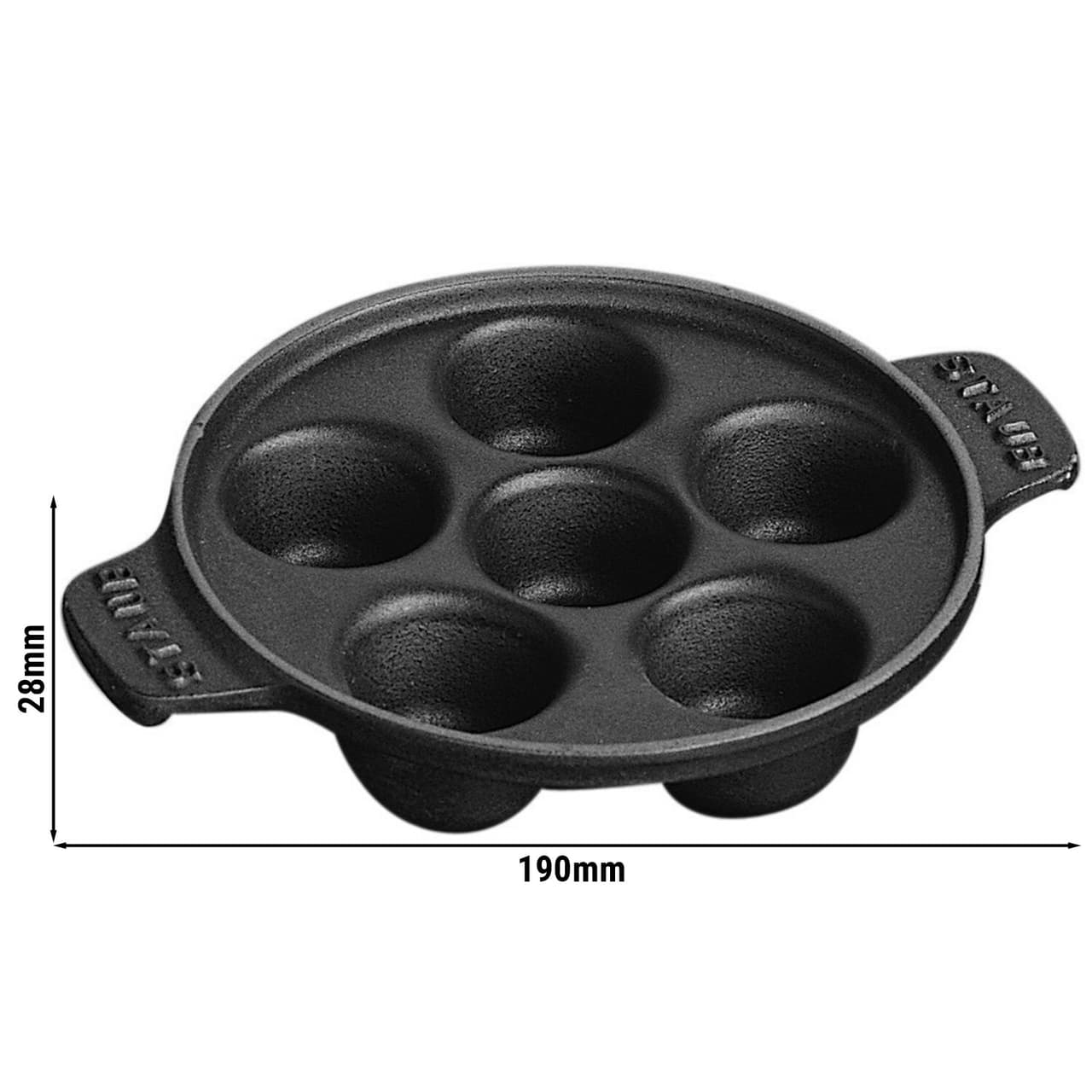 STAUB | SPECIALITIES - Schneckenteller - Ø 140mm Gusseisen - Schwarz