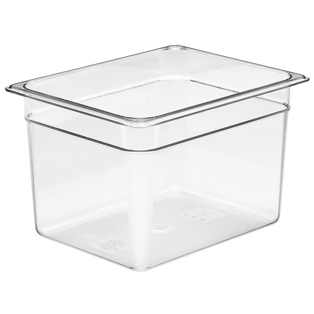 (6 Stück) CAMBRO | CAMWEAR® -  Polycarbonat GN 1/2 Behälter - Clear - Tiefe: 200mm