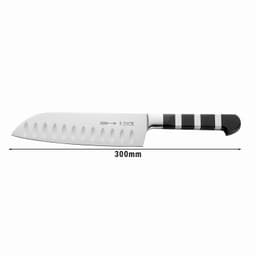 F. DICK | 1905 - Santoku - mit Kullenschliff - Klinge: 180mm