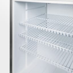 GASTRO-COOL | Minibar-Kühlschrank - 430mm - 62 Liter - mit 1 Glastür - Silber