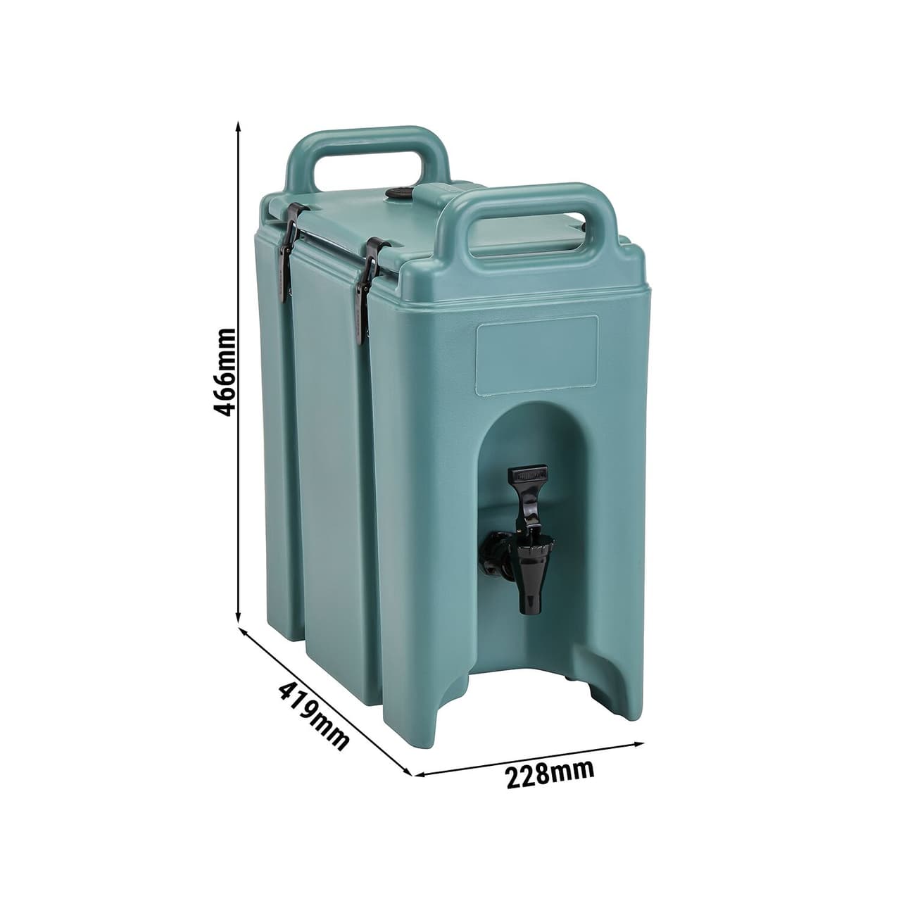 CAMBRO | CAMTAINERS® - isolierter Gertränkebehälter - 9,5 Liter - Schieferblau