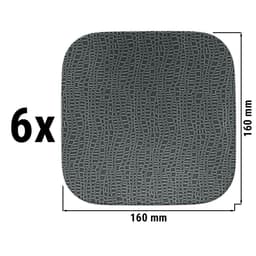 (6 Stück) SELTMANN WEIDEN | Coupteller flach eckig - 165x165mm