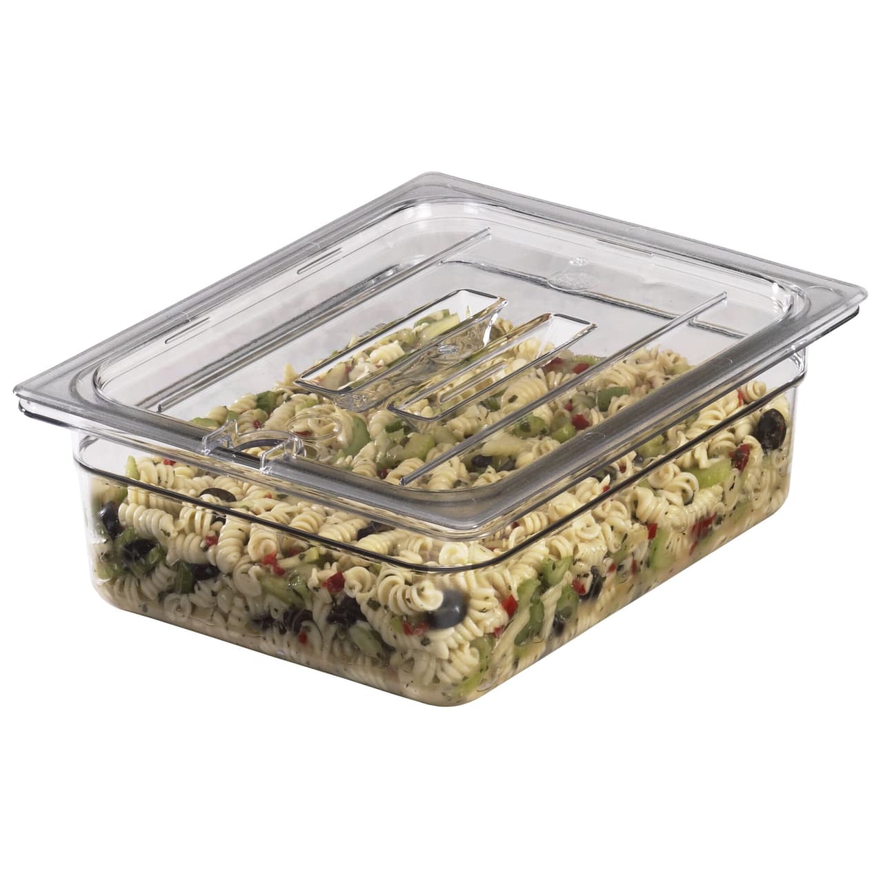 (6 Stück) CAMBRO | CAMWEAR® -  Polycarbonat GN 1/2 Behälter - Clear - Tiefe: 100mm