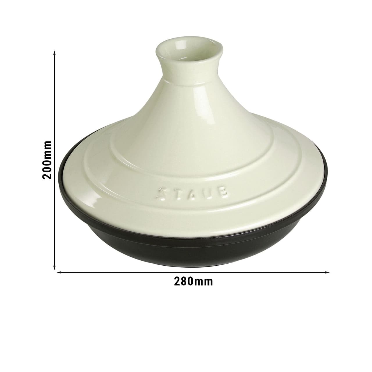 STAUB | SPECIALITIES - Tajine - Ø 280mm - Gusseisen - Creme