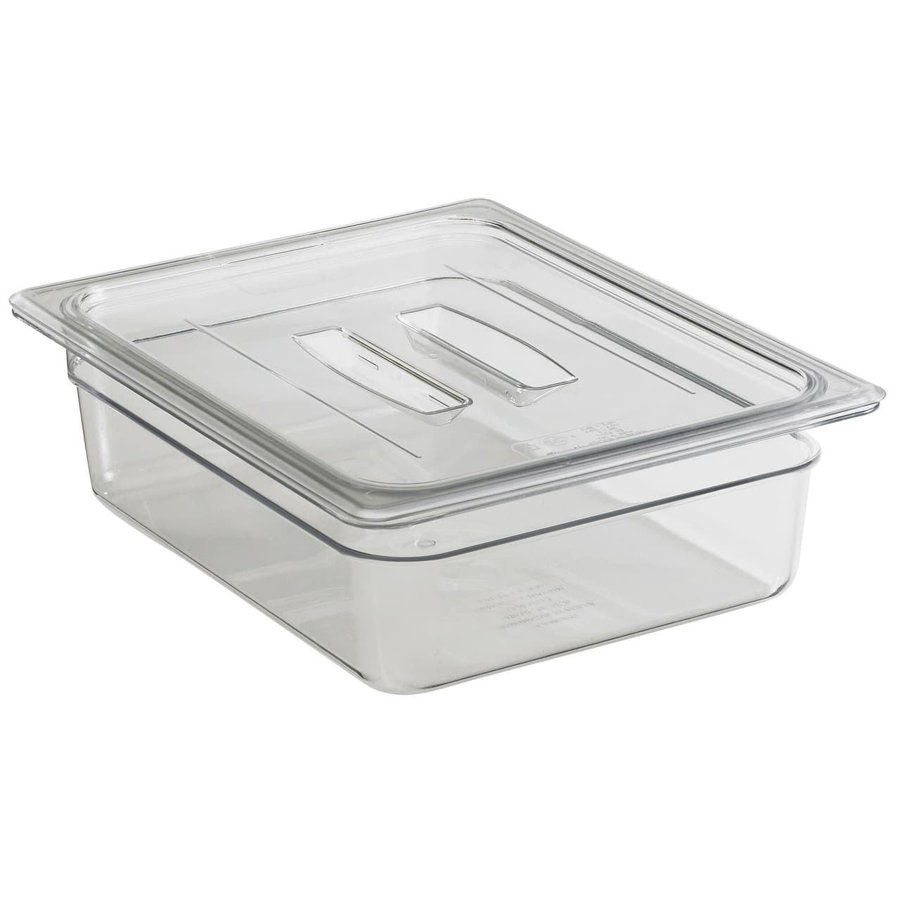 (6 Stück) CAMBRO | CAMWEAR® -  Polycarbonat GN-Deckel 1/2 - mit Griff - Clear