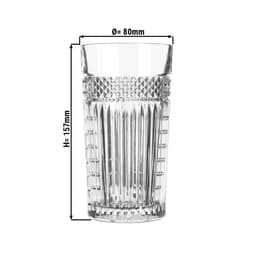 (12 Stück) Longdrinkglas - RADIANT - 470 ml - Transparent