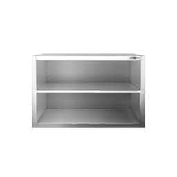 Edelstahl Wandhängeschrank PREMIUM - 800x400mm - ohne Flügeltür - 650mm hoch