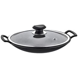 Wok Ø 300 mm Antihaft mit Glasdeckel 