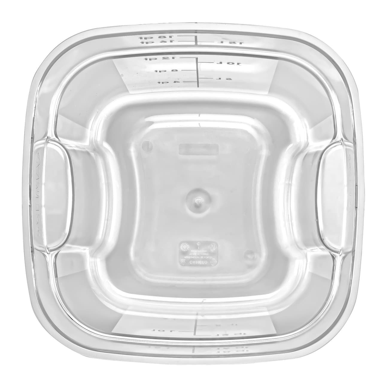 (6 Stück) CAMBRO | CAMWEAR® -  FreshPro Behälter - 17,2 Liter - Transparent