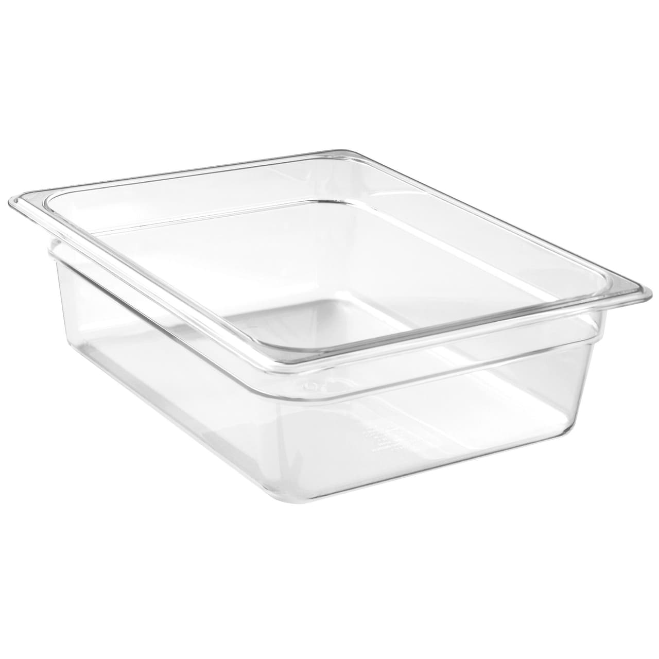 (6 Stück) CAMBRO | CAMWEAR® -  Polycarbonat GN 1/2 Behälter - Clear - Tiefe: 100mm