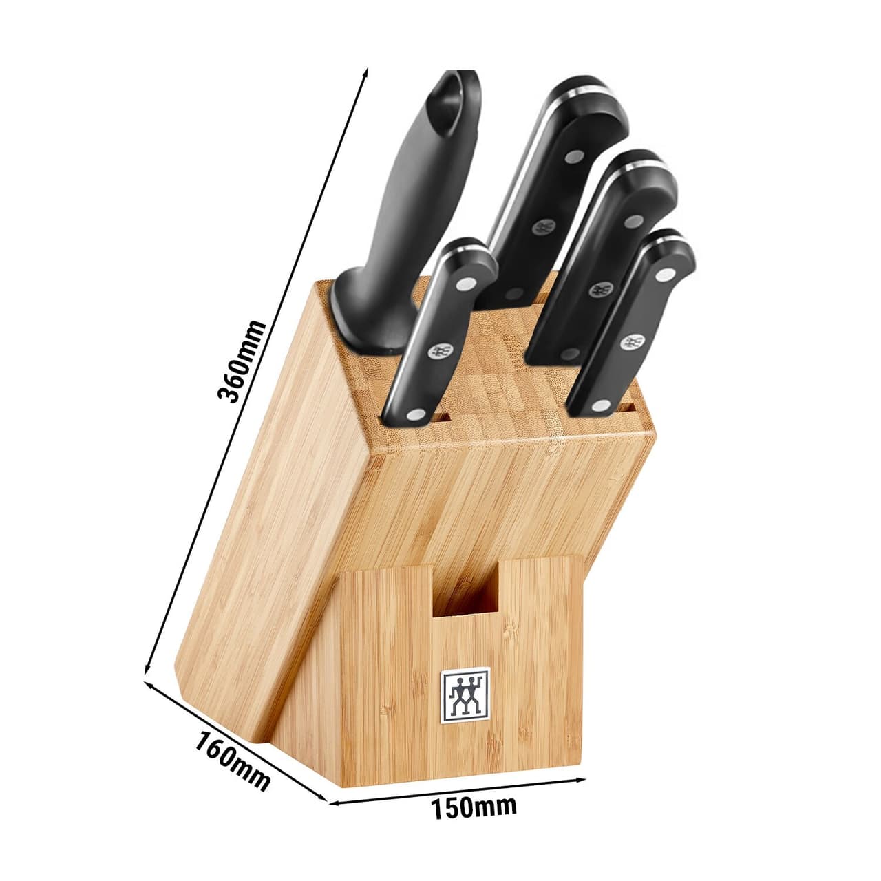 ZWILLING | GOURMET - Messerblockset - 7-tlg - Natur