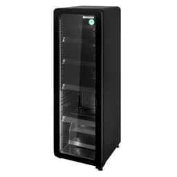 GASTRO-COOL | Glastürkühlschrank - 135 Liter - schmal - 1 Glastür - Schwarz