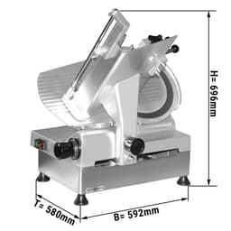 Automatische Aufschnittmaschine - 550 Watt - Messer: Ø 300mm