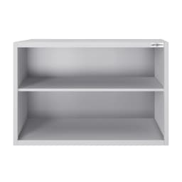 Edelstahl Wandhängeschrank ECO - 1200x400mm - ohne Schiebetür 800mm hoch