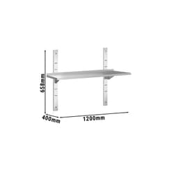 Wandborde PREMIUM - 1200x400mm - mit 1 Etage