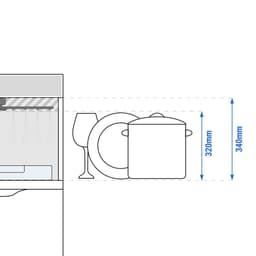 Doppelwandige Geschirrspülmaschine - Digital - 3,9 kW - inkl. Entkalker - mit Reiniger-, Klarspüler- & Laugenpumpe