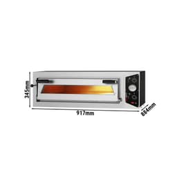 Elektro Pizzaofen - 4x 30cm - 230 Volt - Manuell