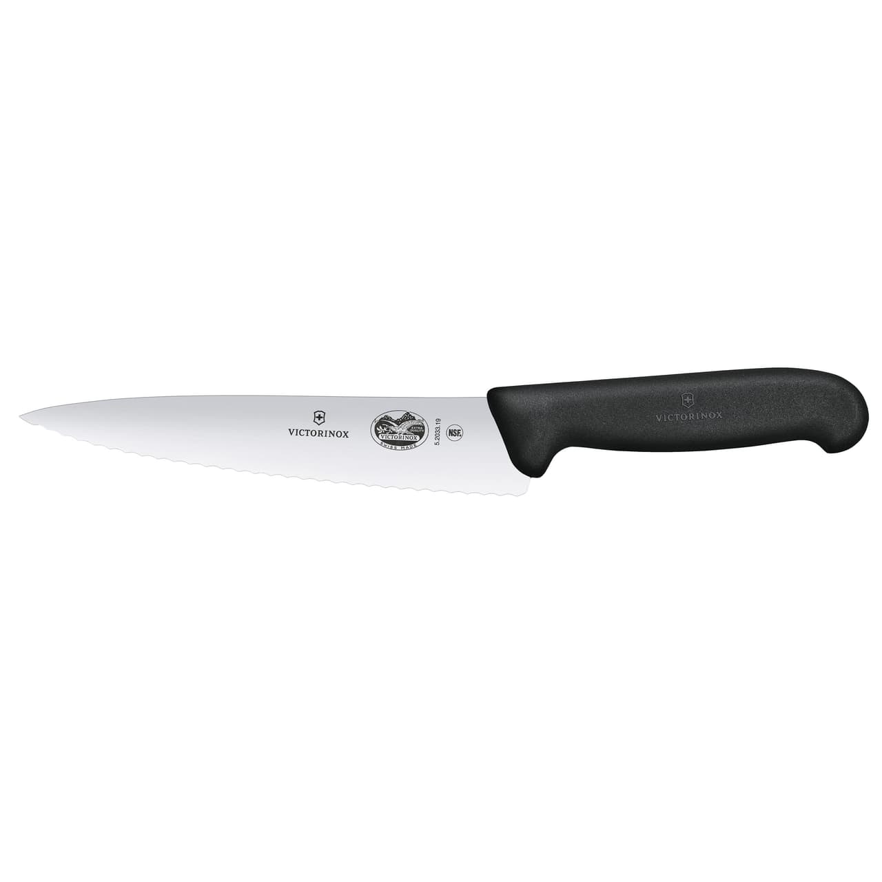 VICTORINOX | FIBROX - Kochmesser mit Wellenschliff - Klinge: 190mm