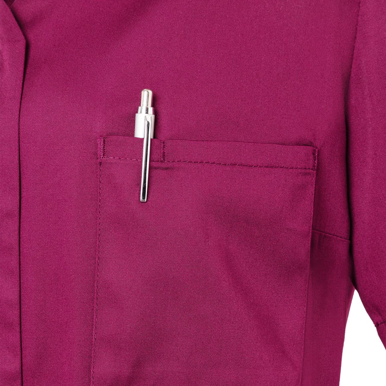 KARLOWSKY | Kurzarm Damenkasack Essential - Fuchsia - Größe: 46