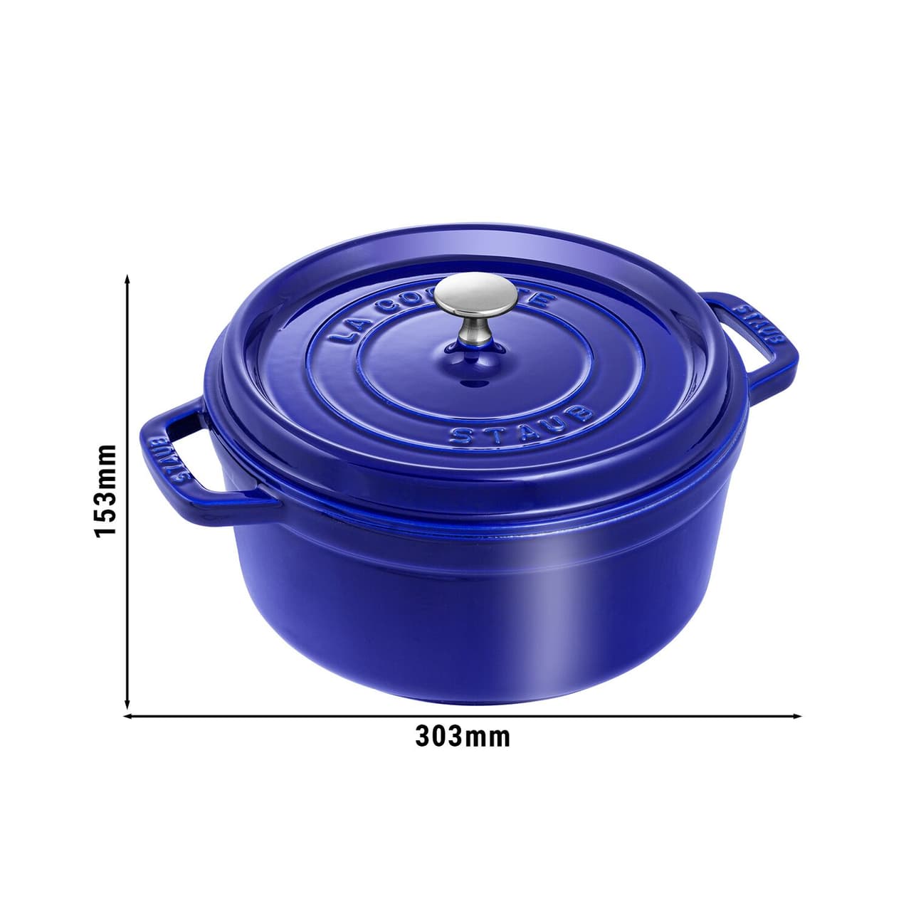 STAUB | LA COCOTTE - Cocotte - Ø 240mm - Gusseisen - Dunkelblau